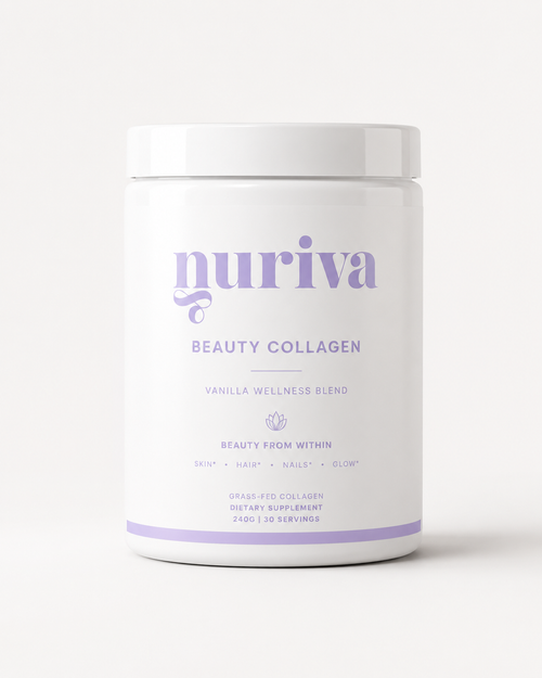 Nuriva Beauty Collagen - Vanilla Wellness Blend, 240g jar