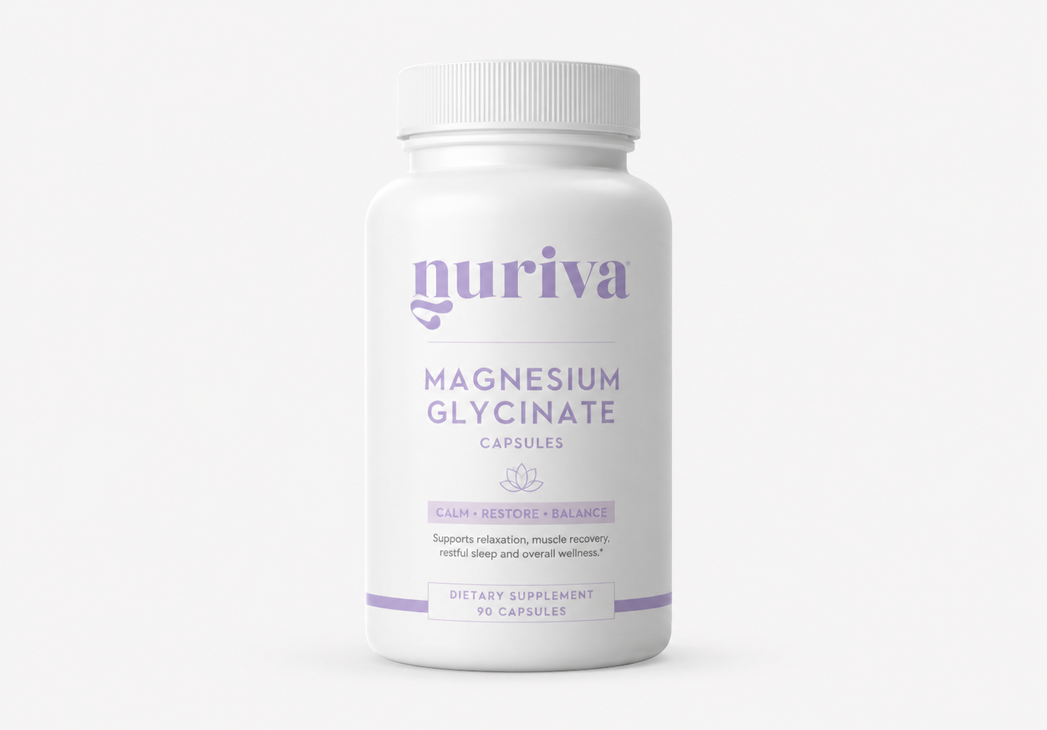 Nuriva Magnesium Glycinate - 90 capsules
