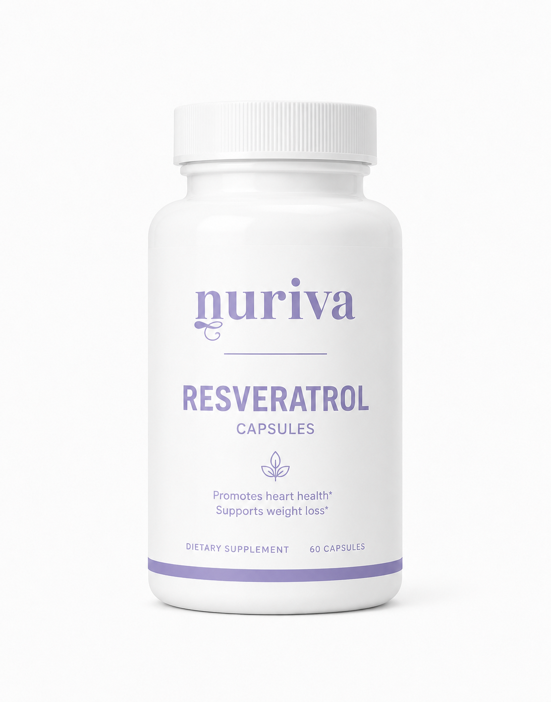 Nuriva Resveratrol 600mg — 60 capsules