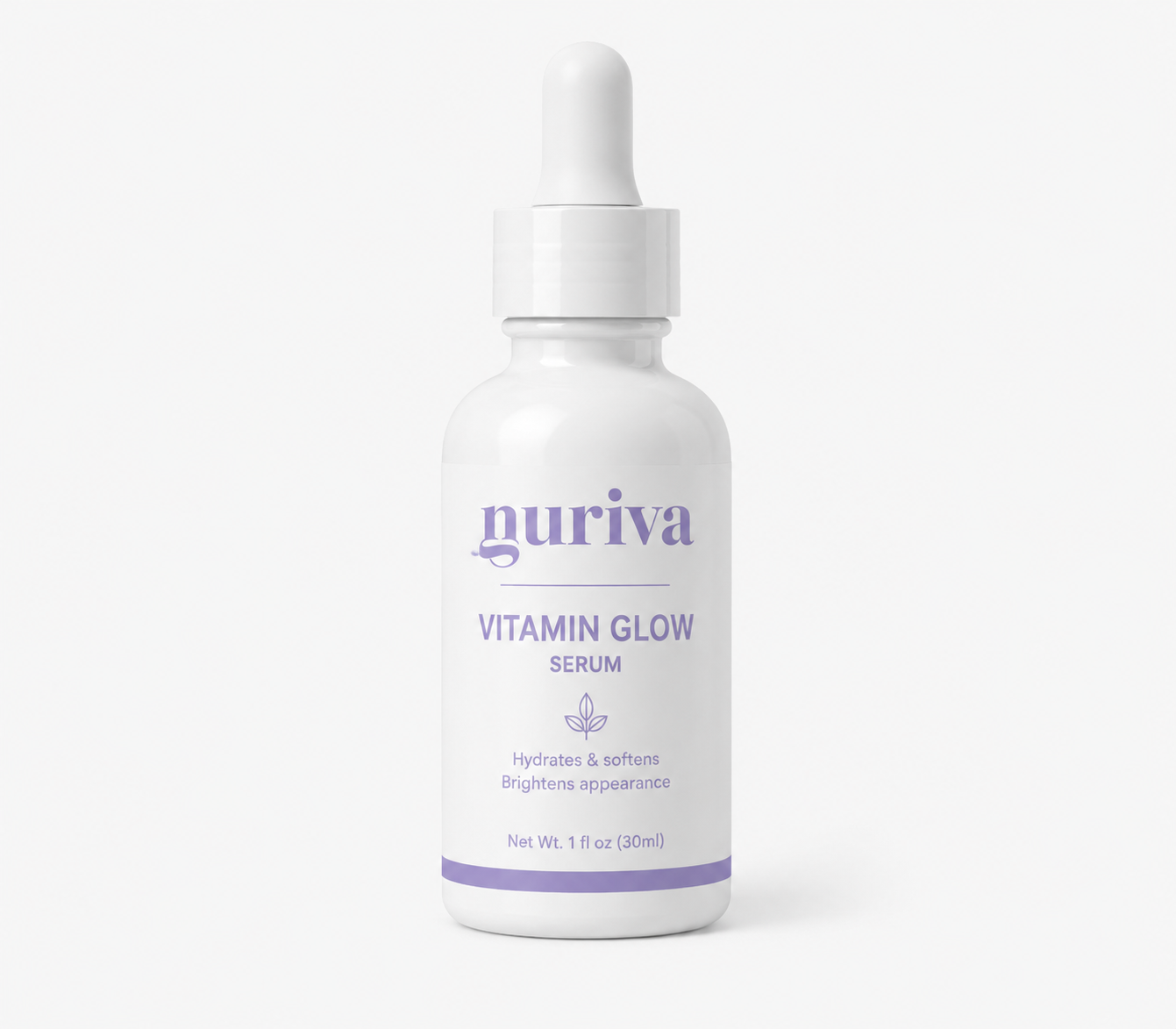 Nuriva Vitamin Glow Serum, 1 fl oz / 30ml dropper bottle